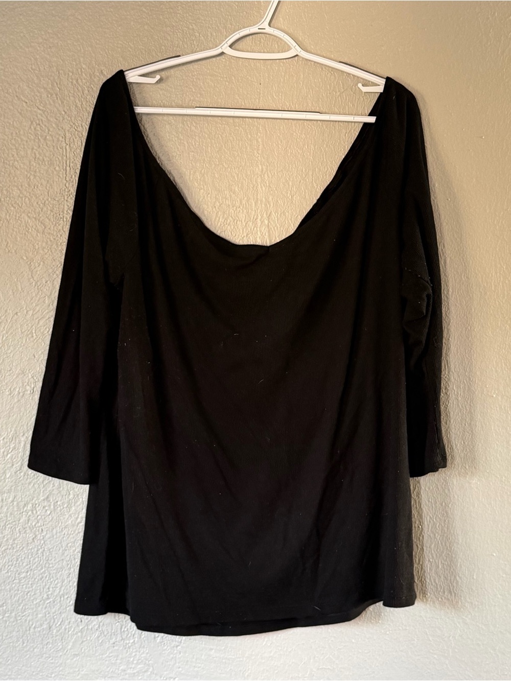 Old Navy Deep Vneck 3/4 length sleeve shirt Woman’s Plus Size 2X XXL